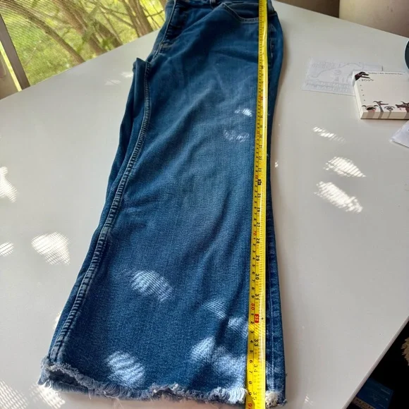 Pilcro The Yaya Blue Mid Rise Crop Jeans Women’s 16W - Picture 9 of 11